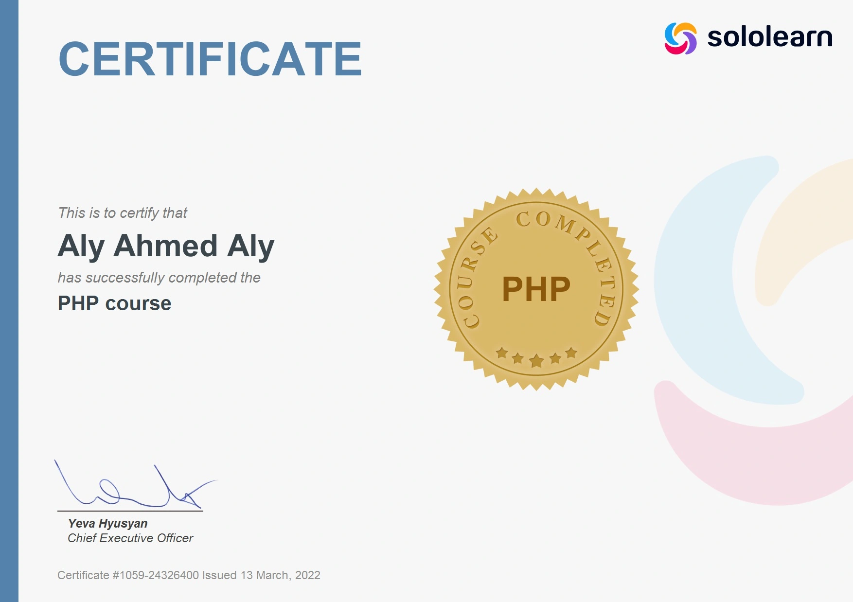 Sololearn php